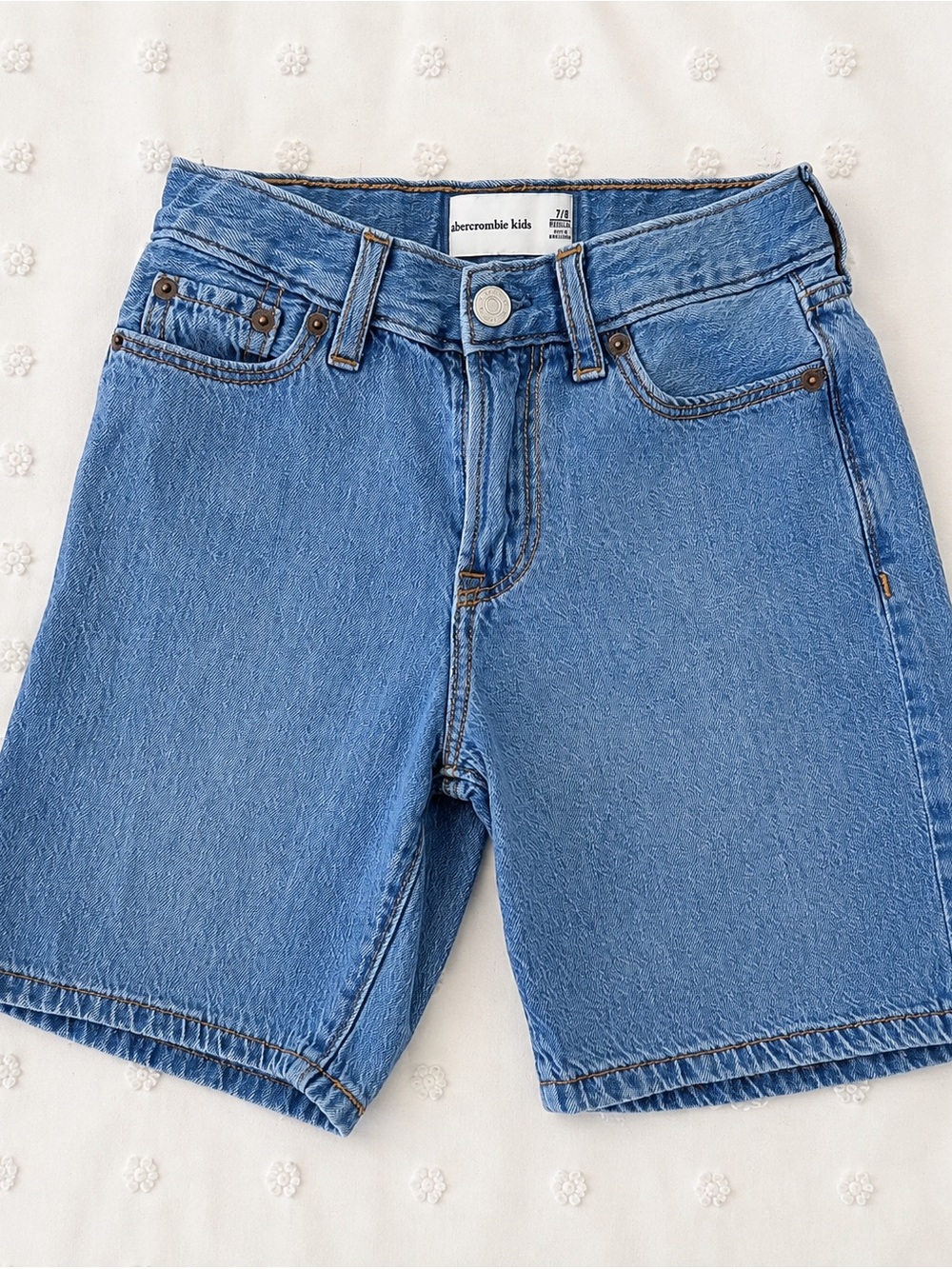 Abercrombie Kids Blue Denim Shorts (jorts)